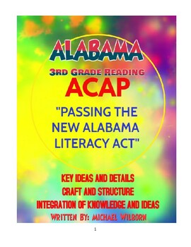 Preview of Passing the ACAP Summative 3rd Grade Literacy Act in Alabama