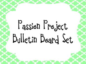 Preview of Passion Project Bulletin Board Set to guide Extention Projects!