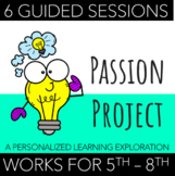 Passion Project/Genius Hour Guided Lessons and Resources