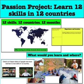 Preview of Passion Project: Learning 12 skills in 12 countries