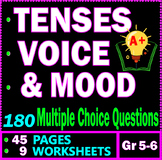 Passive & Active Voice. Verb Tenses, Irregular Verbs. 5th 