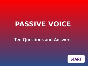 Preview of Passive Voice