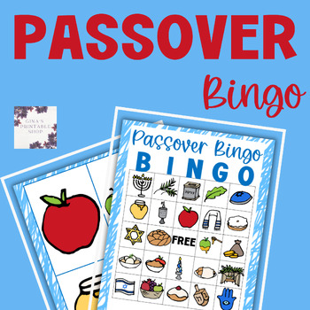 Preview of Passover Bingo Game Activity
