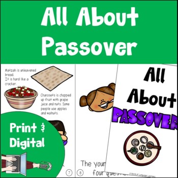 Preview of Passover Book Print and Digital