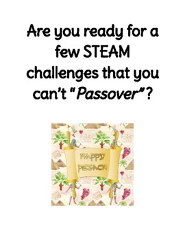 Preview of Interactive Passover Challenges