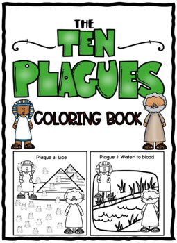 moses and the plagues coloring page