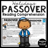 Passover Informational Text Reading Comprehension Workshee