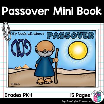 Preview of Passover Mini Book for Early Readers