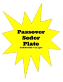 Passover Pesach Seder Plate