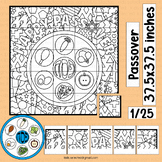 Passover Seder Plate Bulletin Board Coloring Pages Activit