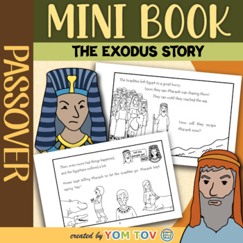 Passover Story Mini Book by Yom Tov | TPT