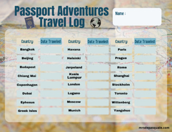 passport travel log