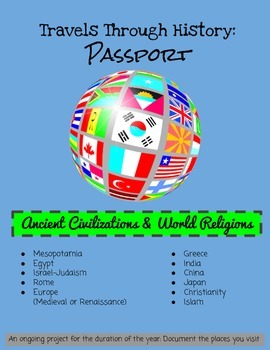 Preview of Passport Booklet -Ancient World History