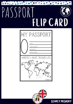 Preview of Passport Flip Card