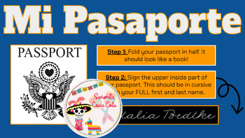 Preview of Passport/Pasaporte Intro