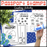 Passport Stamps Transportation Counting Activity