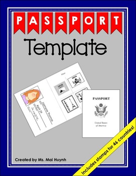 passport template for teachers