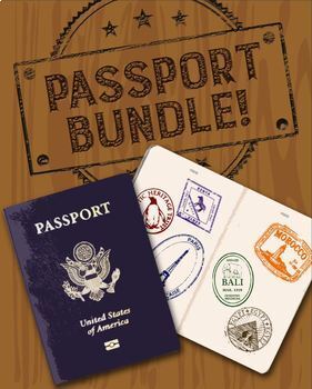 Preview of Passport Template & Bundle - Now Over 140 Countries