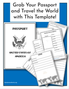 printable passport template for teachers