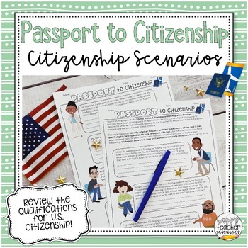 Preview of Passport to U.S. Citizenship: Naturalization Process Scenarios for Civics