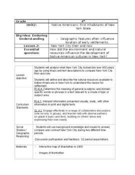 Preview of Passport to social studies unit 2 lesson 2 ( 4th grade)