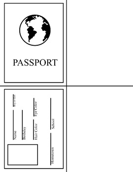 Passport with country flags to accompany ABEKA arithmetic 2 | TPT