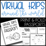 Passports for Virtual Field Trips (Easy Prep: Just Print & Fold)