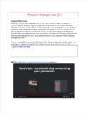 Password Managers + 2 Factor Authentication (Interactive A