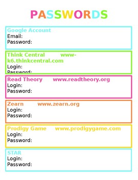 save username.and password in prodigy app