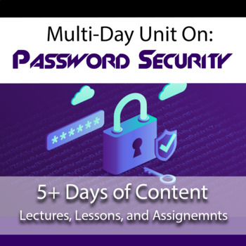 Preview of Password Security - Full Unit Bundle (Presentations and Lessons!)