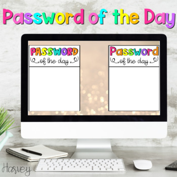 Preview of Password of the Day --- COLOR VERSION