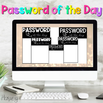 Preview of Password of the day sign