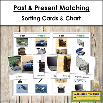 Preview of Past and Present Sorting Cards & Control Chart
