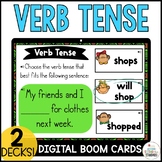Verb Tenses | Past, Present, & Future Tense Verb Boom Card