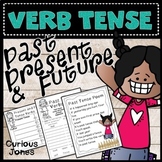 Past, Present, and Future: Verb Tense Worksheets, Cut n' P