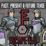 Past, Present & Future Tenses Escape Room Activity - Print