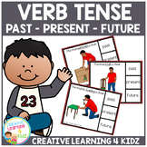 Verb Tense Past, Present, & Future Clip Cards