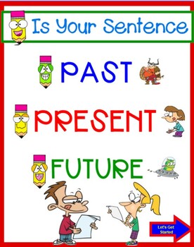Preview of Past, Present, and Future Verb Tenses SMARTBOARD