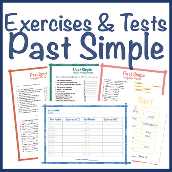 Preview of Past Simple Exercises & Tests ESL