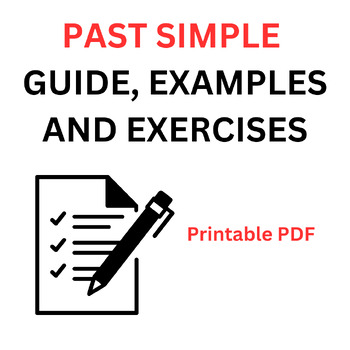 Preview of Past Simple Guide with Exercises | English Grammar