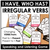 Past Tense Irregular Verbs - I have, Who has? Card Game fo