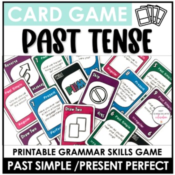 ESL Present & Past Tense Verb Conjugation Posters BUNDLE : Simple,  Continuous, Perfect Games and Activities for Teaching ESL – Hot Chocolate  Teachables