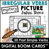 Past Tense Irregular Verbs - Mystery Picture Digital Boom Cards™