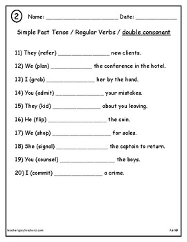 Regular-Past-Tense-Pronunciation-Handout Pages 1-2 - Flip PDF