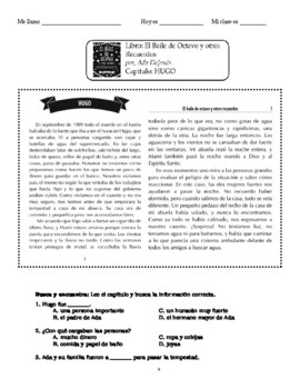 Preview of Past Tense Spanish Reading Comprehension & Extension Activities