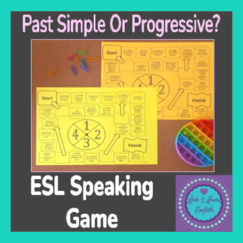 Past Continuous and Past Simple - Board Game - ESL Expertz