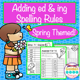 Past Tense Spelling Rules When Adding ed & ing  33 Suffix 