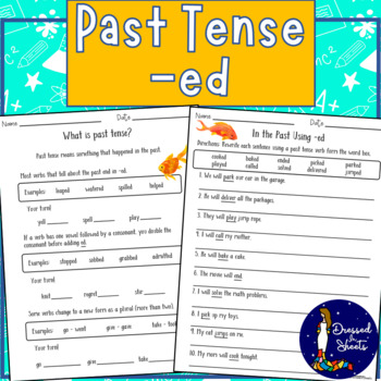 Preview of Past Tense -ed