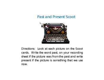 Preview of Past and Present Scoot