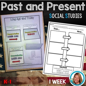Preview of Past and Present Social Studies / Long Ago and Today Unit